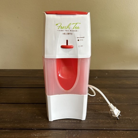 Kitchen Mr Coffee Fresh Tea 3 Quart Iced Ice Tea Maker Red No Pitcher